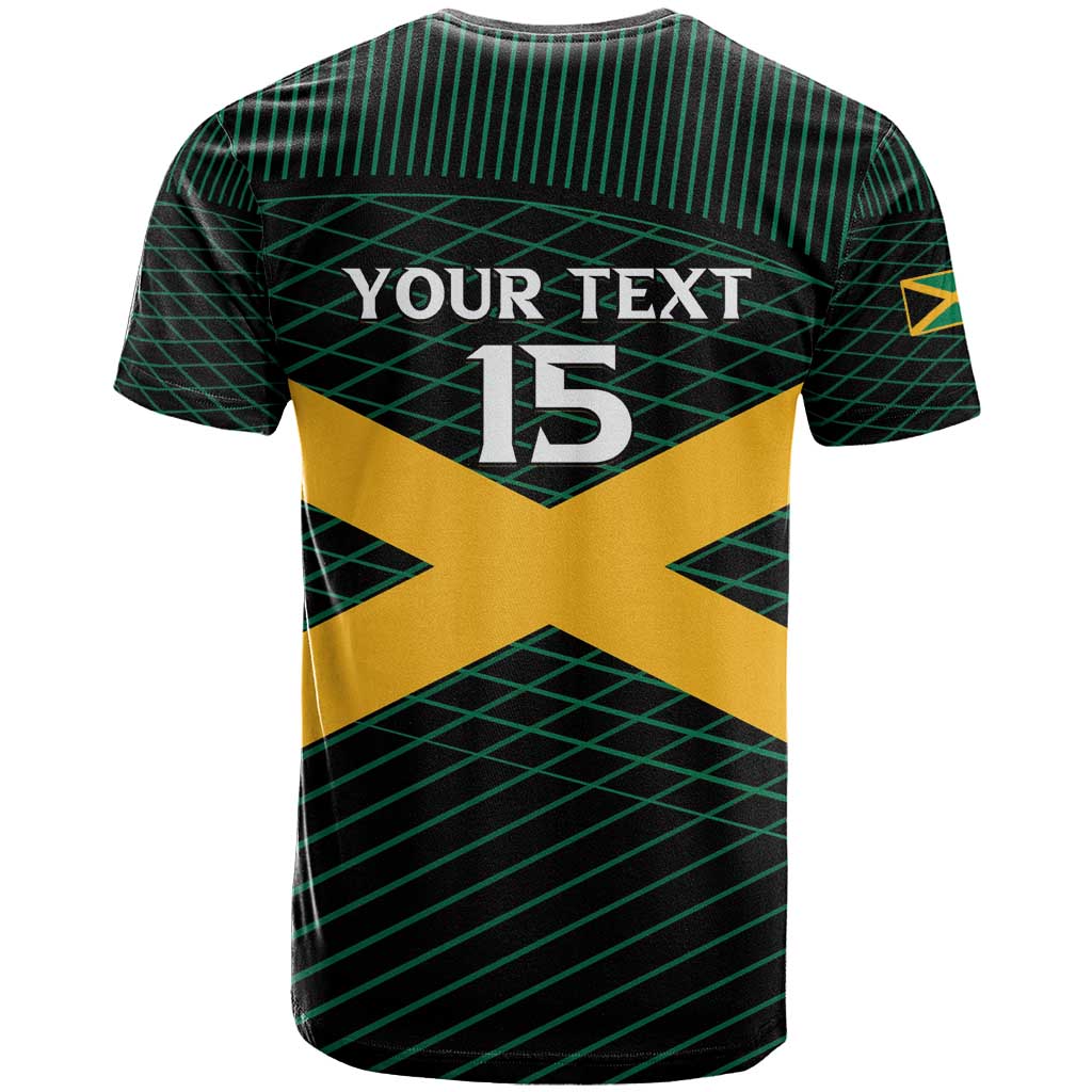 Jamaica Rugby Custom T Shirt Go Jamaica Crocs Go
