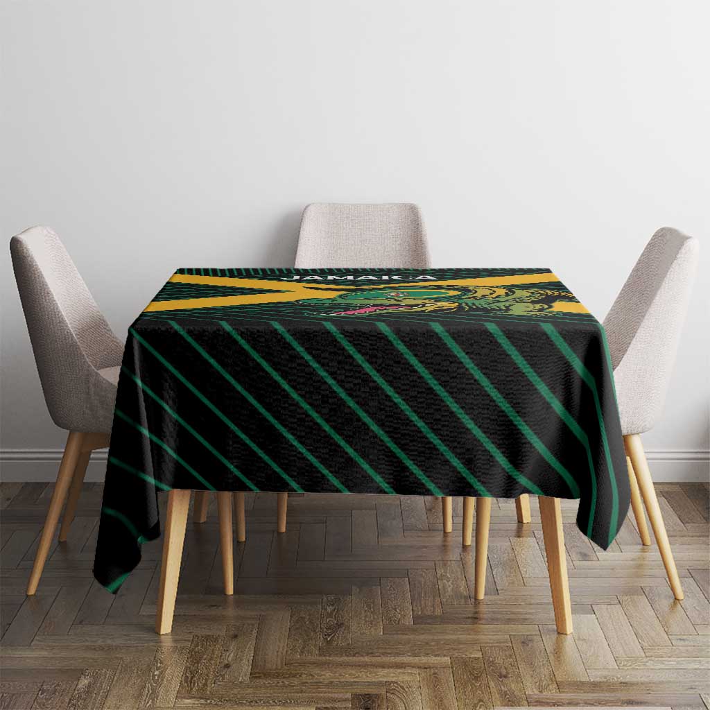 Jamaica Rugby Tablecloth Go Jamaica Crocs Go