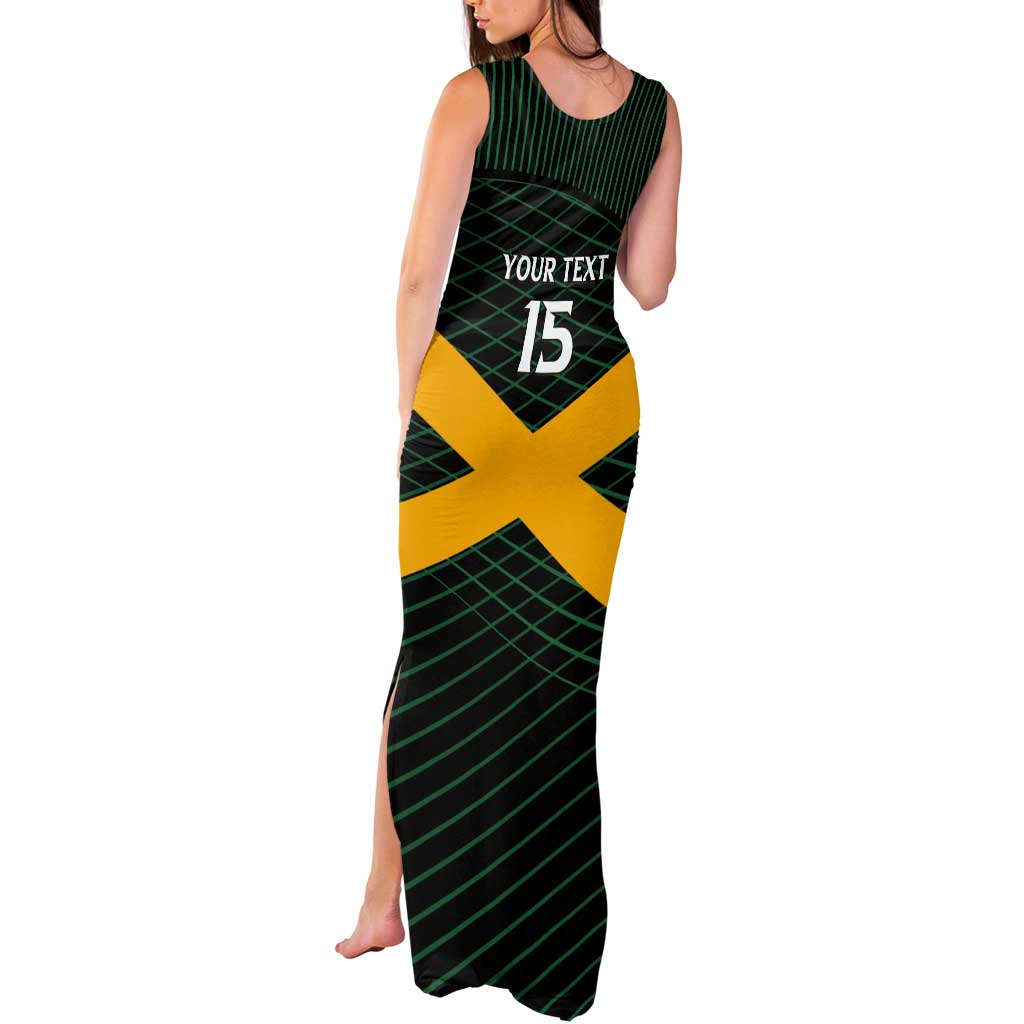Jamaica Rugby Custom Tank Maxi Dress Go Jamaica Crocs Go