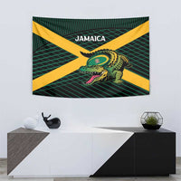 Jamaica Rugby Tapestry Go Jamaica Crocs Go