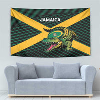Jamaica Rugby Tapestry Go Jamaica Crocs Go