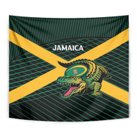 Jamaica Rugby Tapestry Go Jamaica Crocs Go