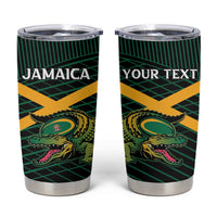 Jamaica Rugby Custom Tumbler Cup Go Jamaica Crocs Go
