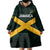 Jamaica Rugby Custom Wearable Blanket Hoodie Go Jamaica Crocs Go