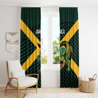Jamaica Rugby Window Curtain Go Jamaica Crocs Go