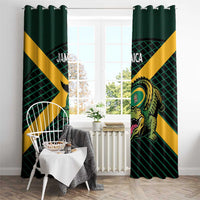 Jamaica Rugby Window Curtain Go Jamaica Crocs Go
