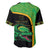 Jamaica Rugby Custom Baseball Jersey Go Jamaica Crocs - Pineapple Pattern