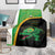 Jamaica Rugby Blanket Go Jamaica Crocs - Pineapple Pattern