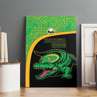 Jamaica Rugby Canvas Wall Art Go Jamaica Crocs - Pineapple Pattern