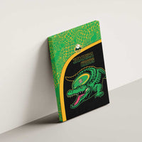 Jamaica Rugby Canvas Wall Art Go Jamaica Crocs - Pineapple Pattern