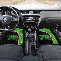 Jamaica Rugby Car Mats Go Jamaica Crocs - Pineapple Pattern