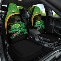 Jamaica Rugby Car Seat Cover Go Jamaica Crocs - Pineapple Pattern
