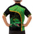 Jamaica Rugby Custom Family Matching Mermaid Dress and Hawaiian Shirt Go Jamaica Crocs - Pineapple Pattern