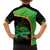 Jamaica Rugby Custom Family Matching Off The Shoulder Long Sleeve Dress and Hawaiian Shirt Go Jamaica Crocs - Pineapple Pattern