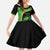 Jamaica Rugby Custom Family Matching Off Shoulder Maxi Dress and Hawaiian Shirt Go Jamaica Crocs - Pineapple Pattern