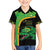 Jamaica Rugby Custom Family Matching Off Shoulder Maxi Dress and Hawaiian Shirt Go Jamaica Crocs - Pineapple Pattern
