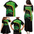 Jamaica Rugby Custom Family Matching Puletasi and Hawaiian Shirt Go Jamaica Crocs - Pineapple Pattern