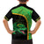 Jamaica Rugby Custom Family Matching Short Sleeve Bodycon Dress and Hawaiian Shirt Go Jamaica Crocs - Pineapple Pattern