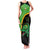 Jamaica Rugby Custom Family Matching Tank Maxi Dress and Hawaiian Shirt Go Jamaica Crocs - Pineapple Pattern