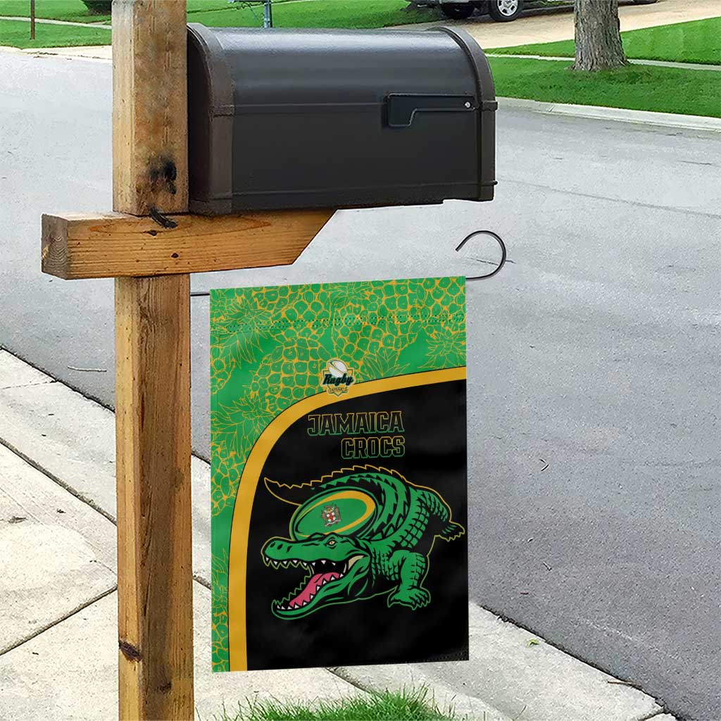 Jamaica Rugby Garden Flag Go Jamaica Crocs - Pineapple Pattern