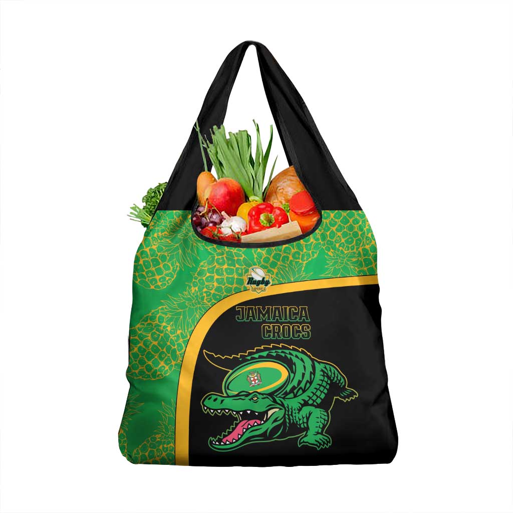 Jamaica Rugby Grocery Bag Go Jamaica Crocs - Pineapple Pattern