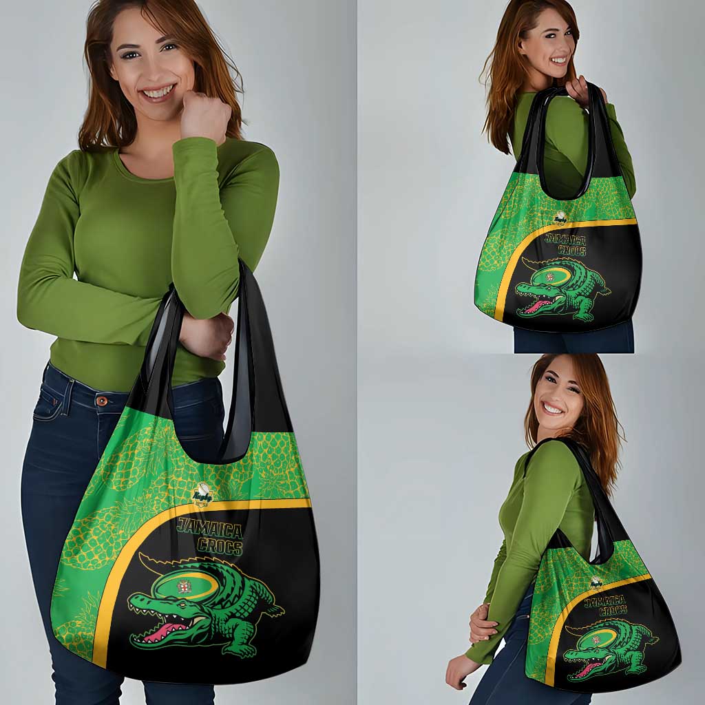 Jamaica Rugby Grocery Bag Go Jamaica Crocs - Pineapple Pattern