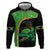 Jamaica Rugby Custom Hoodie Go Jamaica Crocs - Pineapple Pattern
