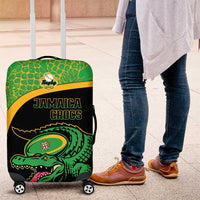 Jamaica Rugby Luggage Cover Go Jamaica Crocs - Pineapple Pattern