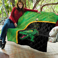 Jamaica Rugby Quilt Go Jamaica Crocs - Pineapple Pattern
