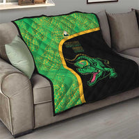 Jamaica Rugby Quilt Go Jamaica Crocs - Pineapple Pattern