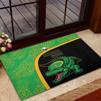 Jamaica Rugby Rubber Doormat Go Jamaica Crocs - Pineapple Pattern