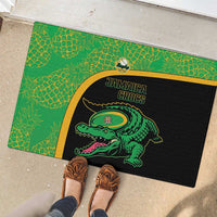 Jamaica Rugby Rubber Doormat Go Jamaica Crocs - Pineapple Pattern