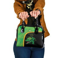 Jamaica Rugby Shoulder Handbag Go Jamaica Crocs - Pineapple Pattern