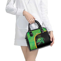 Jamaica Rugby Shoulder Handbag Go Jamaica Crocs - Pineapple Pattern