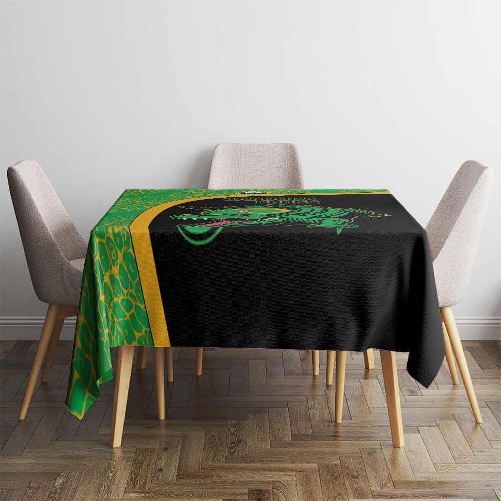 Jamaica Rugby Tablecloth Go Jamaica Crocs - Pineapple Pattern