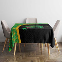 Jamaica Rugby Tablecloth Go Jamaica Crocs - Pineapple Pattern