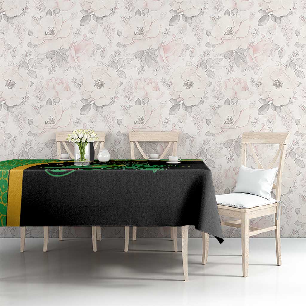 Jamaica Rugby Tablecloth Go Jamaica Crocs - Pineapple Pattern