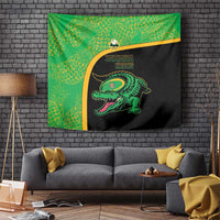 Jamaica Rugby Tapestry Go Jamaica Crocs - Pineapple Pattern