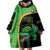 Jamaica Rugby Custom Wearable Blanket Hoodie Go Jamaica Crocs - Pineapple Pattern