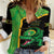 Jamaica Rugby Custom Women Casual Shirt Go Jamaica Crocs - Pineapple Pattern