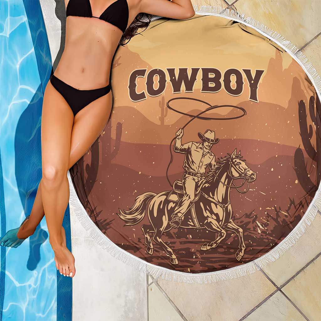 Black Cowboy Beach Blanket Take Me Away