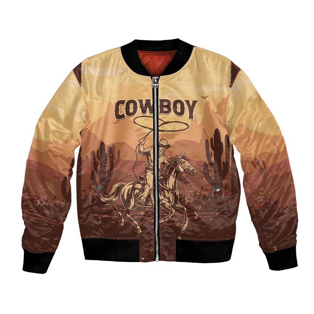 Black Cowboy Bomber Jacket Take Me Away