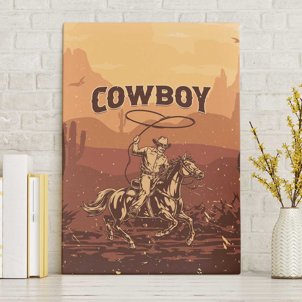Black Cowboy Canvas Wall Art Take Me Away
