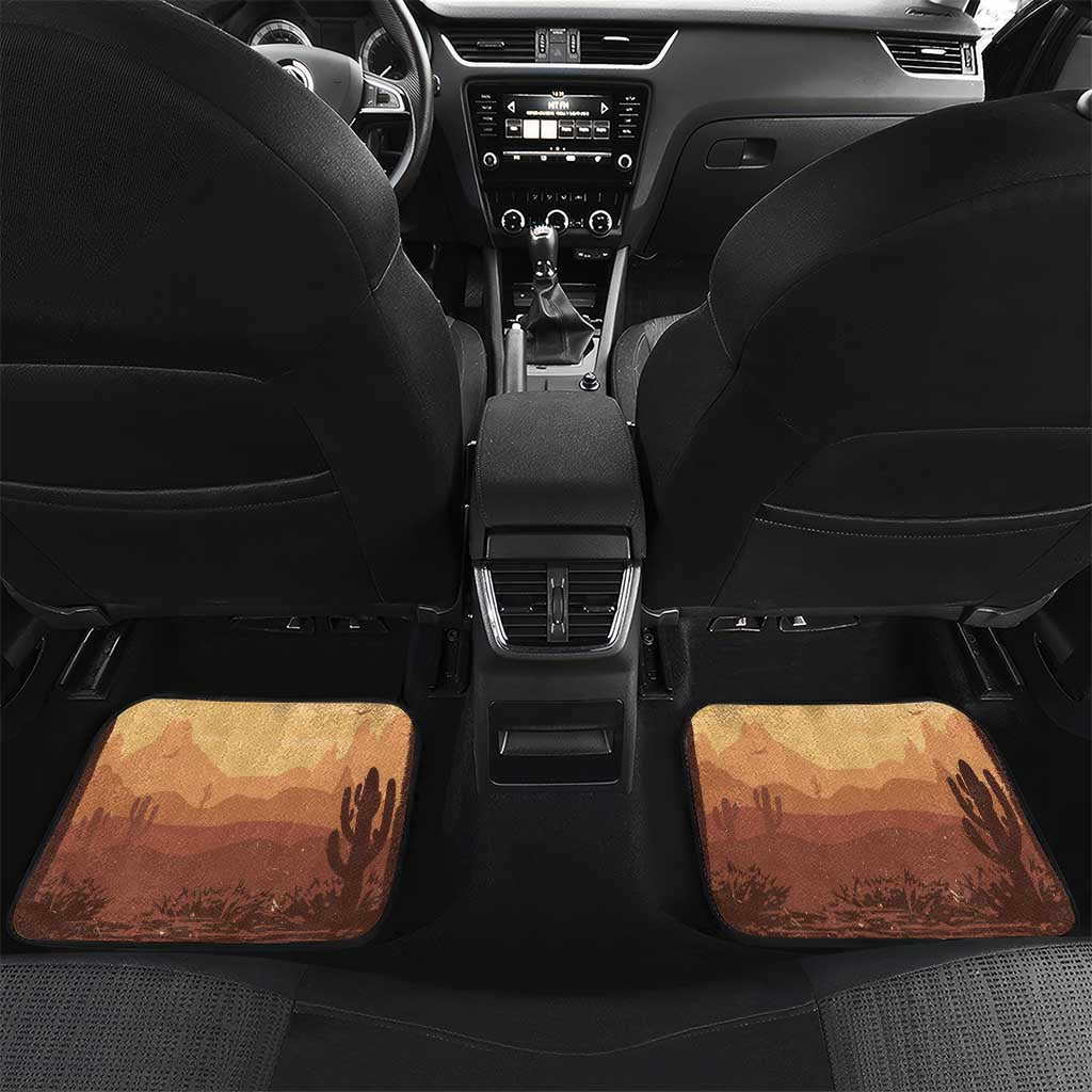 Black Cowboy Car Mats Take Me Away