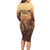 Black Cowboy Family Matching Long Sleeve Bodycon Dress and Hawaiian Shirt Take Me Away