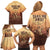 Black Cowboy Family Matching Off Shoulder Short Dress and Hawaiian Shirt Take Me Away