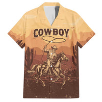 Black Cowboy Family Matching Puletasi and Hawaiian Shirt Take Me Away