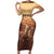 Black Cowboy Family Matching Short Sleeve Bodycon Dress and Hawaiian Shirt Take Me Away