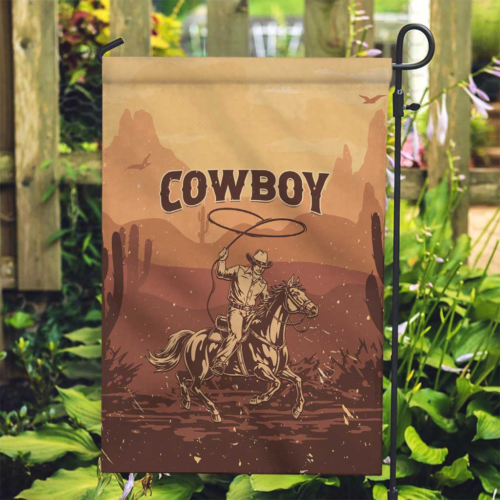 Black Cowboy Garden Flag Take Me Away