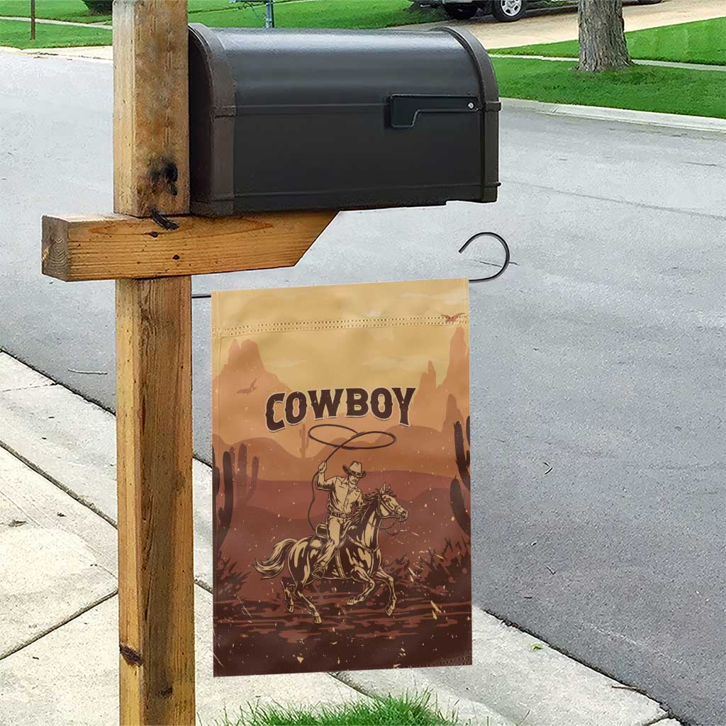 Black Cowboy Garden Flag Take Me Away